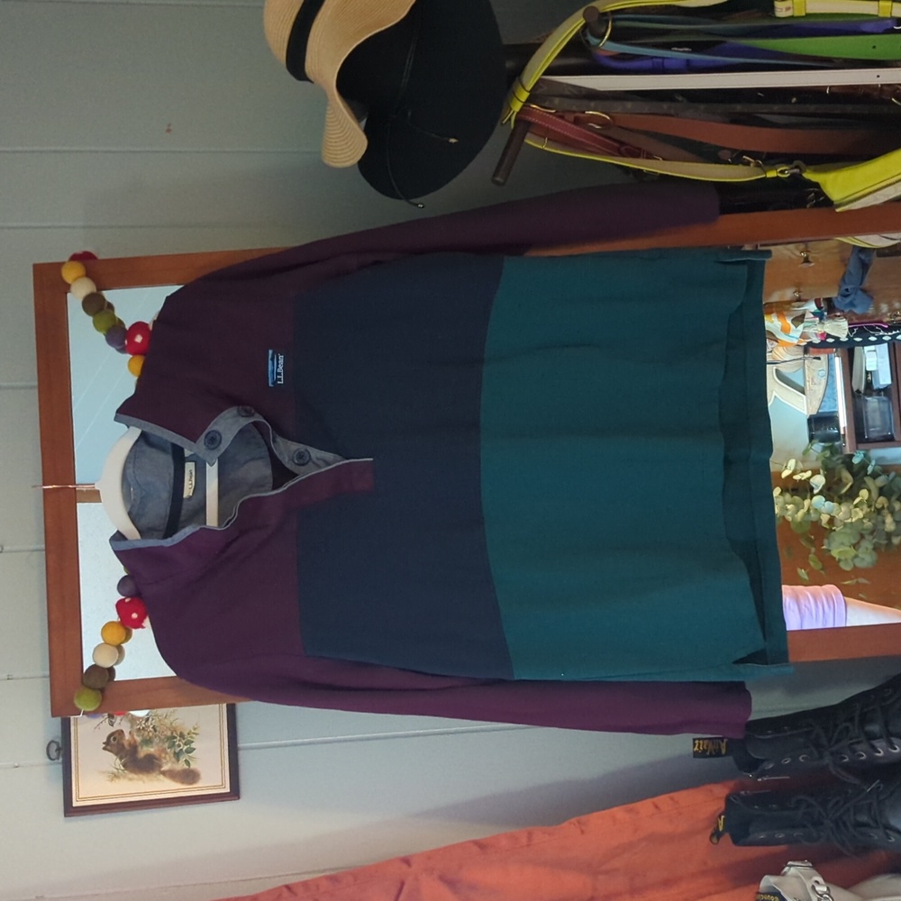 LL Bean rugby shirt